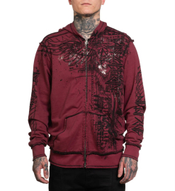 Худі Affliction Dust Cloud Reversible Zip-Up Hoodie