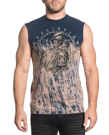 Безрукавка Affliction Mortal Coil Vintage Blue