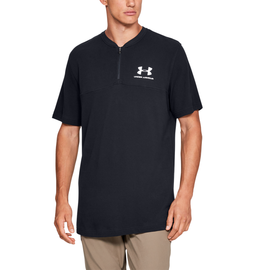 Футболка-поло Under Armour Sportstyle Track 1/2 Zip Black