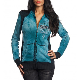 Жіноче худі Sinful Blitzkrieg Panel Zip Hood
