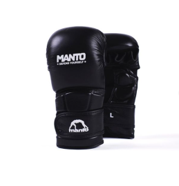 MMA gloves MANTO Shooter Gloves PRO Black White