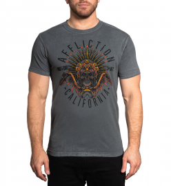 Футболка Affliction AC Ancient Rumble Rev. Charcoal