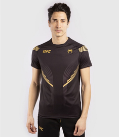 Футболка Venum UFC FightNight Pro Linе Dry Tech Black Gold