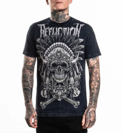 Футболка Affliction Silent Rain Tee Reversible