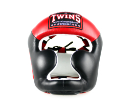 Boxing helmet Twins HGL3-2T Black Red