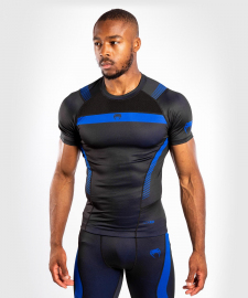Рашгард з коротким рукавом Venum Nogi 3.0 Short Sleeves Rashguard Black Blue