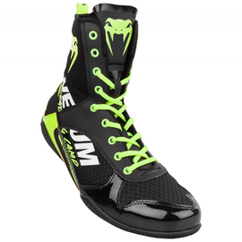 Боксерки Venum Elite VTC 2 Edition Boxing Shoes Black Neo Yellow