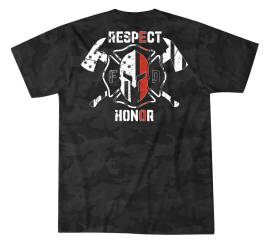 Футболка Howitzer Respect Fire Shortsleeve Tee Black Camo