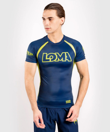 Рашгард Venum Origins Rashguard Short Sleeves Loma Edition Blue Yellow