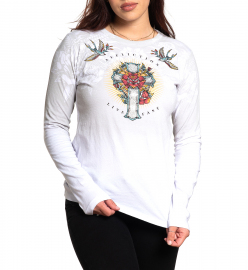 Жіночий лонгслів Devoted to Glory AW24259 White
