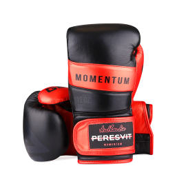 Boxing gloves Peresvit Momentum Boxing Gloves Black Metalic Orange