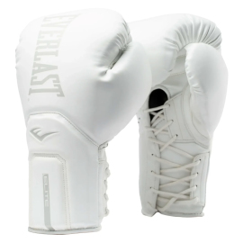 Боксерські рукавиці Everlast Pro Elite 2 Boxing Gloves Laced White